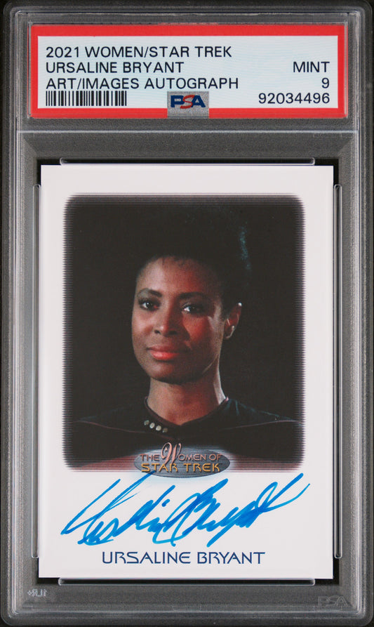 Ursaline Bryant 2021 Women Of Star Trek Art And Images Autograph AUTO PSA 9