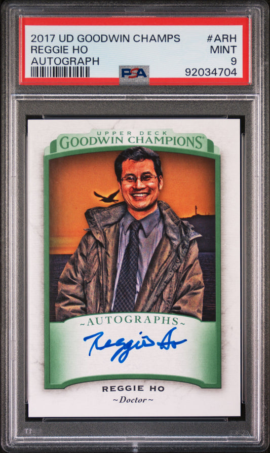 2017 Upper Deck Goodwin Champions Autograph Reggie Ho #ARH AUTO PSA 9