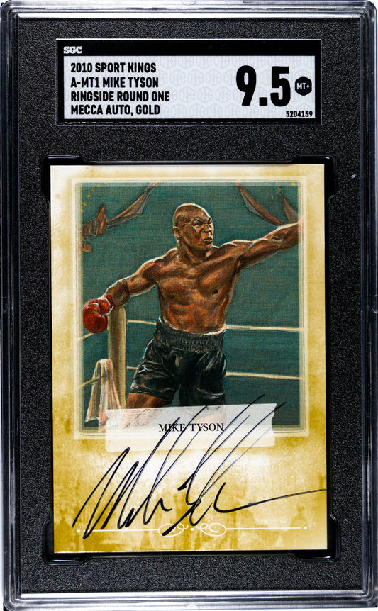 2010 Ringside Round One Mike Tyson #A-MT1 Mecca Autograph Gold /10 SGC 9.5