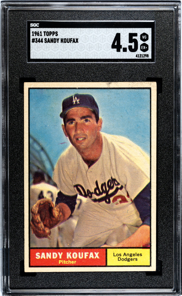 1961 Topps Sandy Koufax #344 SGC 4.5